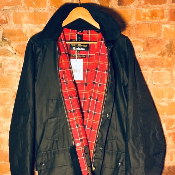 XL Barbour Black Waxed Jacket New W/tags - Picture 5 of 8
